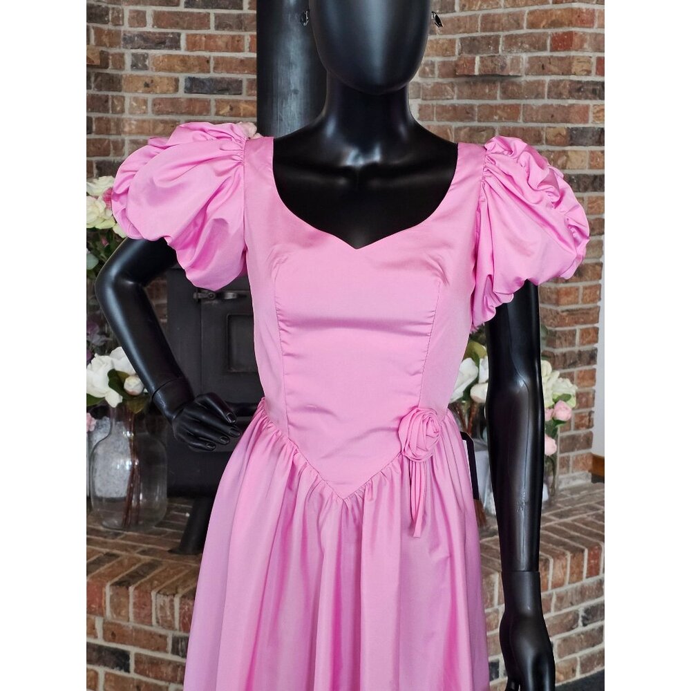 Vintage Bubblegum Pink Antebellum Waist - Picture 2 of 4